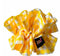Maven Ruffle scrunchie in yellow and white gingham