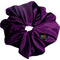 Soft velvet oversized scrunchie in royal purple