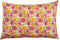 Handmade cushion cover - Pink & Yellow hand-blocked print