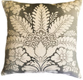Handmade cushion - grey, tapestry woven cushion