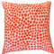 Handmade cushion - orange dabs