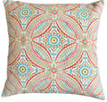 Handmade cushion - colourful Mayan style design
