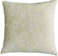 Handmade cushion - raised floral vintage embroidery