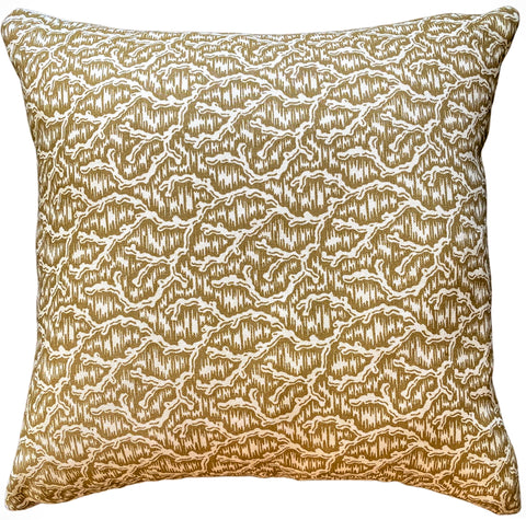 Handmade cushion - Beige Sage Linen & Cotton