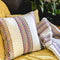 Handmade cushion - Linen & Embroidered Satin