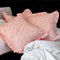Handmade cushion - Pink Cotton Ruffles