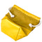 Le Sac bucket wash bag in genuine yellow suede leather and leather