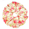 Oversized scrunchie, pink, floral