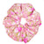 Oversized scrunchie, pink, floral