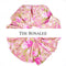 Oversized scrunchie, pink, floral