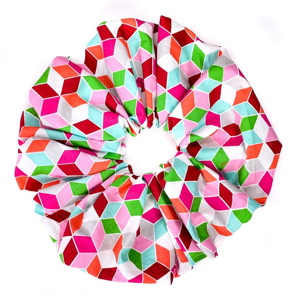Oversized scrunchie, pink, geormetic