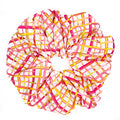 Oversized scrunchie, pink, floral