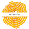 Oversized scrunchie, yellow, floral
