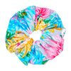 Oversized scrunchie, pink, floral