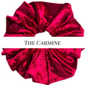 Red velvet oversized scrunchie