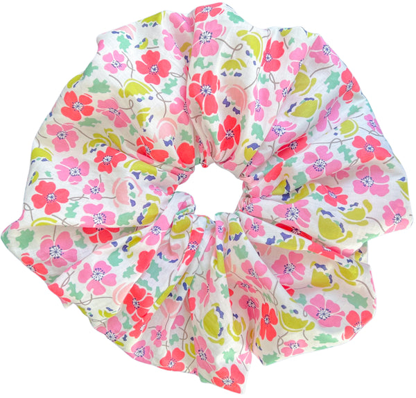 Liberty London tana lawn oversized floral scrunchie by MAVEN FARGO