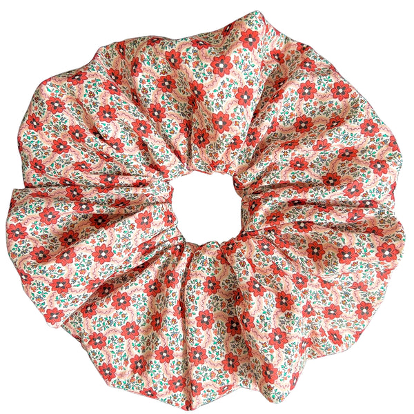 Liberty London tana lawn oversized floral scrunchie by MAVEN FARGO