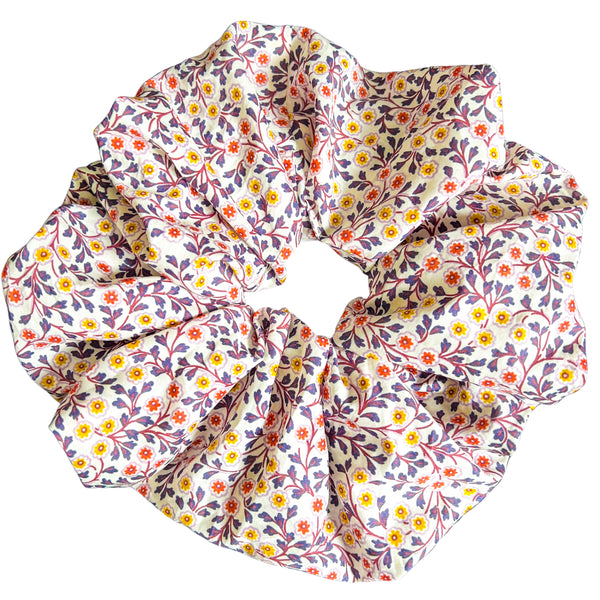 Liberty London tana lawn oversized floral scrunchie by MAVEN FARGO