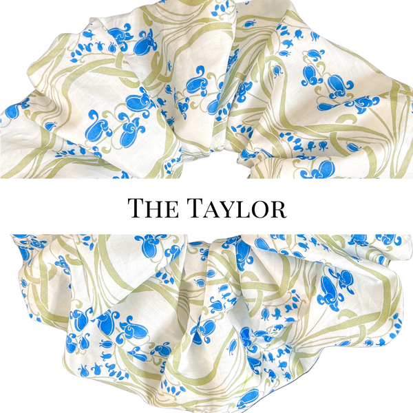 Liberty London tana lawn oversized floral scrunchie by MAVEN FARGO
