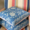 Handmade cushion - rare vintage cotton chintz, "Verrières" cushion - 