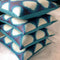 Handmade cushion - Blue and grey canvas cushion - 
