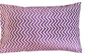 Upholstery Pillowcase™️ - Purple Velvet Chevron